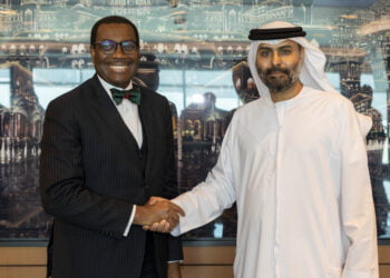 Le président du Groupe de la Banque africaine de développement, Akinwumi  Adesina achève sa visite de trois jours aux Émirats arabes unis