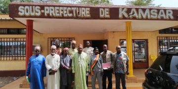 Boké-PN-RAVEC: L’inspection régionale du Commerce en tournée de sensibilisation des commerçants dans les CR