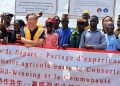 Boké-Agriculture : Le Consortium SMB-Winning présente son champ d’expérimentation aux autorités et aux communautés de Kaboyé